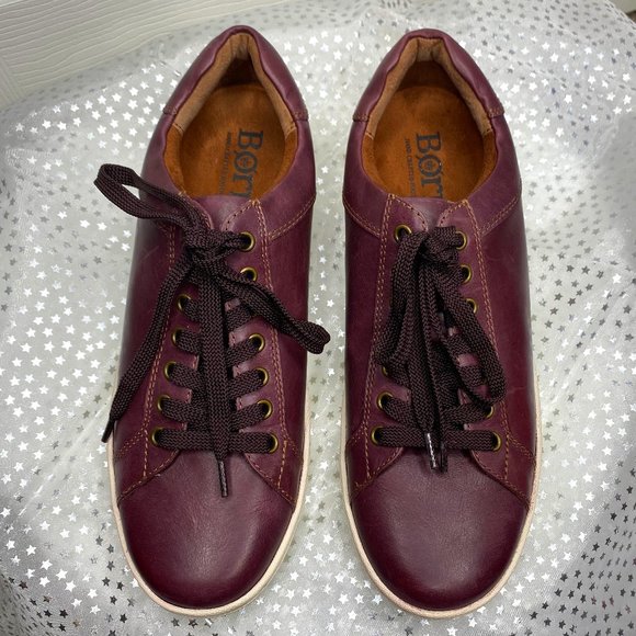 Born Shoes - Born Mauve Leather Shoes 9M